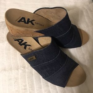 Anne Klein Sport Chanay slip on wedge sandals